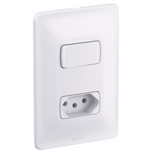Conjunto-Interruptor-Simples-com-Tomada-de-Energia-10A-Branco-Zeffia-Pial-Legrand