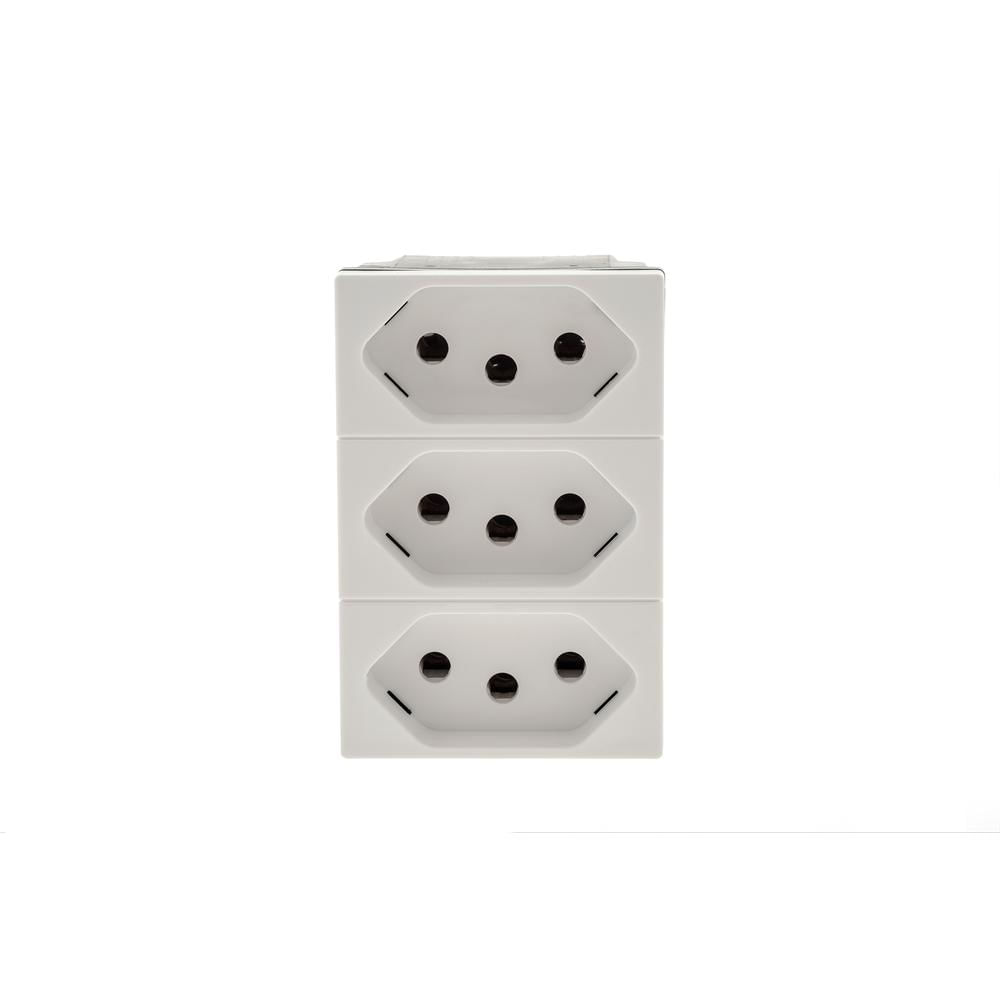 Modulo-de-Tomada-Energia-Triplex-10A-2P-T-Branco-Pial-Plus-Pial-Legrand