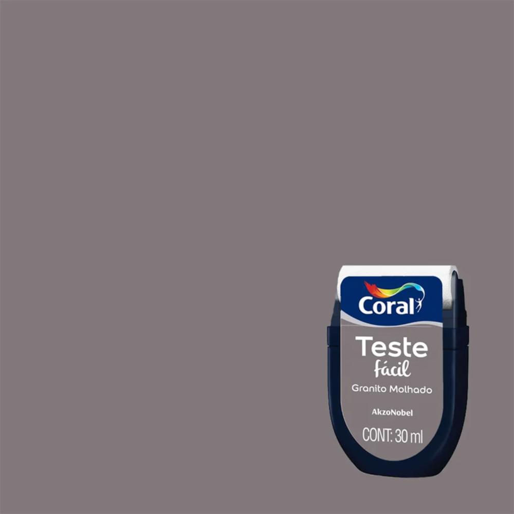 Tinta Teste Fácil 30ml Granito Molhado Coral Acal Home Center 8577