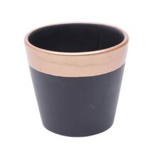 Vaso-Cachepot-Ceramica-Metallic-Copper-Collar---Urban