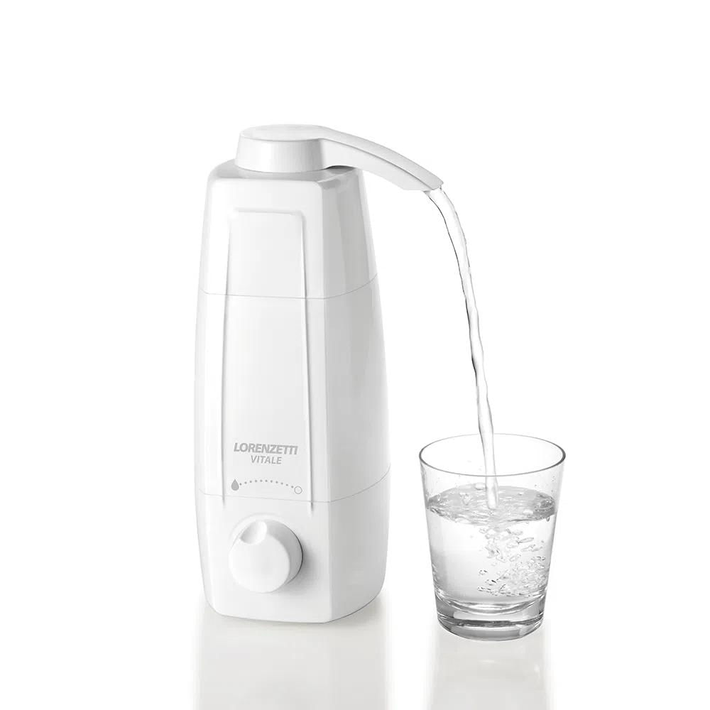 filtro purificador de agua branco