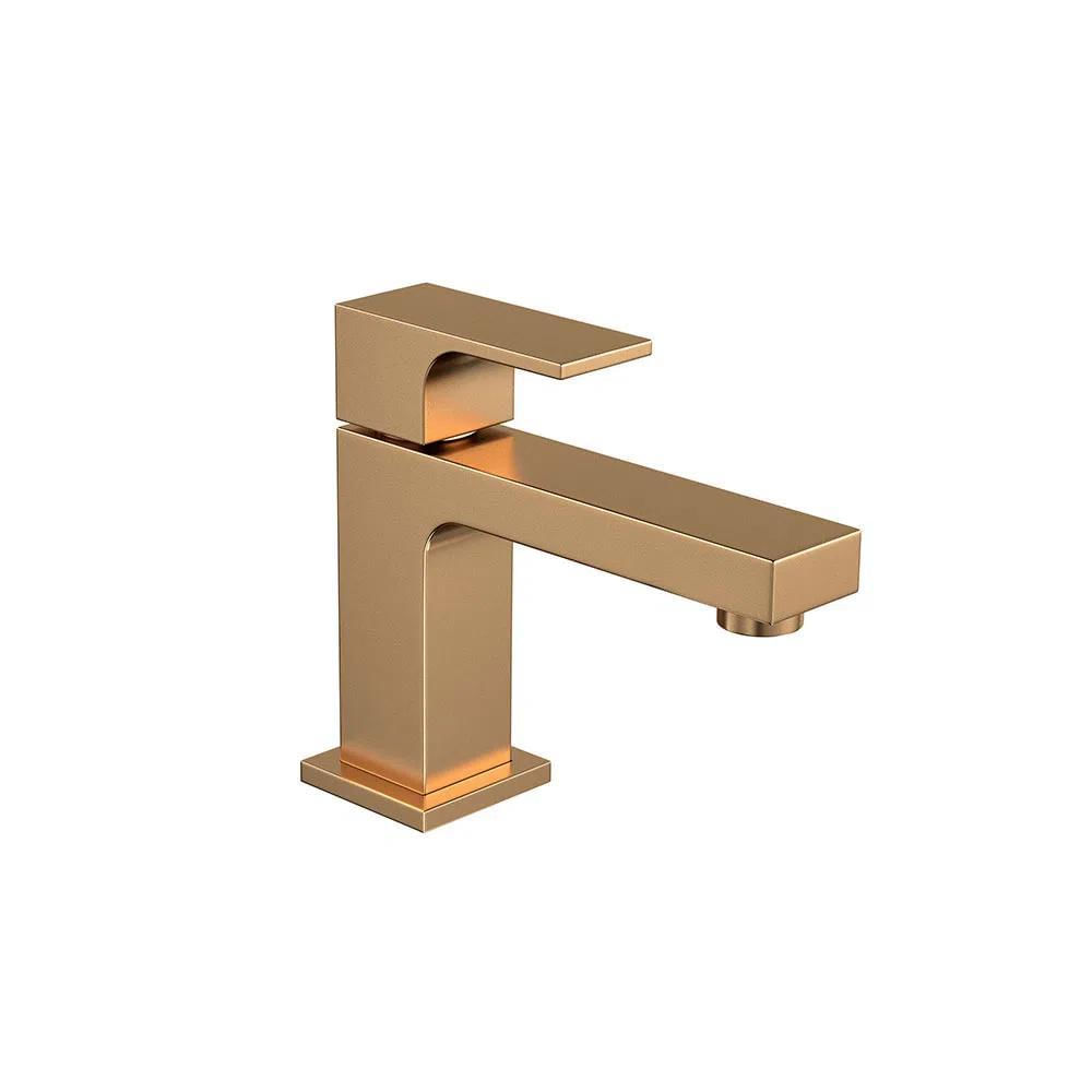 Torneira-de-Mesa-para-Lavatorio-Bica-Baixa-Gold-Matte-Unic-Deca