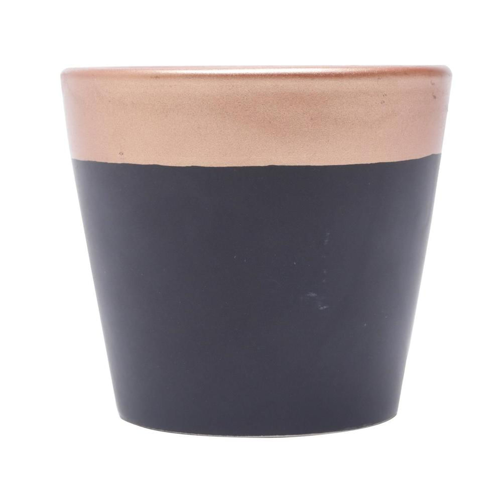 Vaso-Cachepot-Ceramica-Metallic-Copper-Collar---Urban