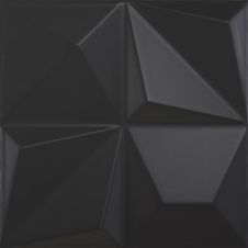 Revestimento-25x25cm-Multishapes-Black-Matte-Dune