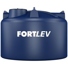 Tanque-15.000L-Redondo-Polietileno-Azul-Fortlev