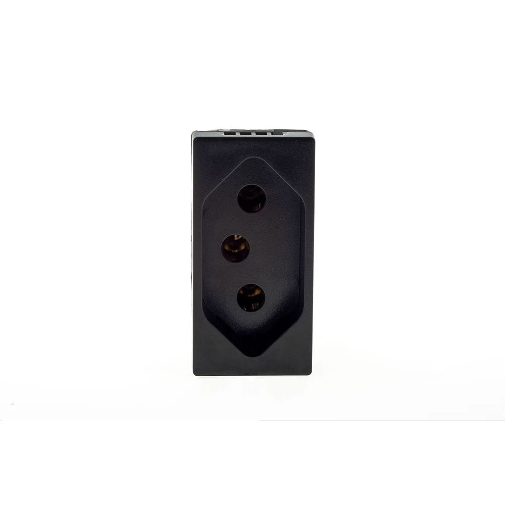 Modulo-Tomada-2P-T-20A--Preto-Plus-Pial