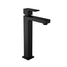 Misturador-Monocomando-Lavatorio-de-Mesa-Bica-Alta-Unic-Vidro-Black