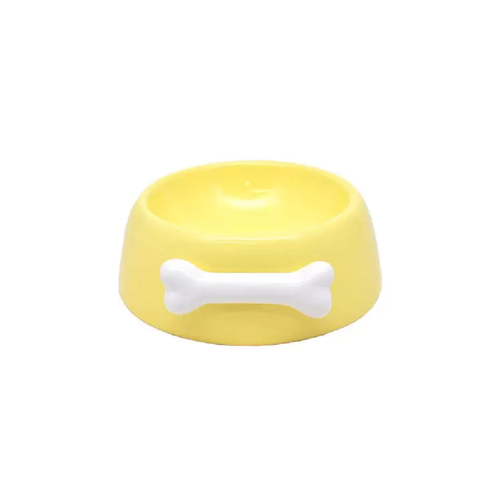 Comedouro-Doggi-Giallo-Chiaro-400ml-Ceramique-Pet