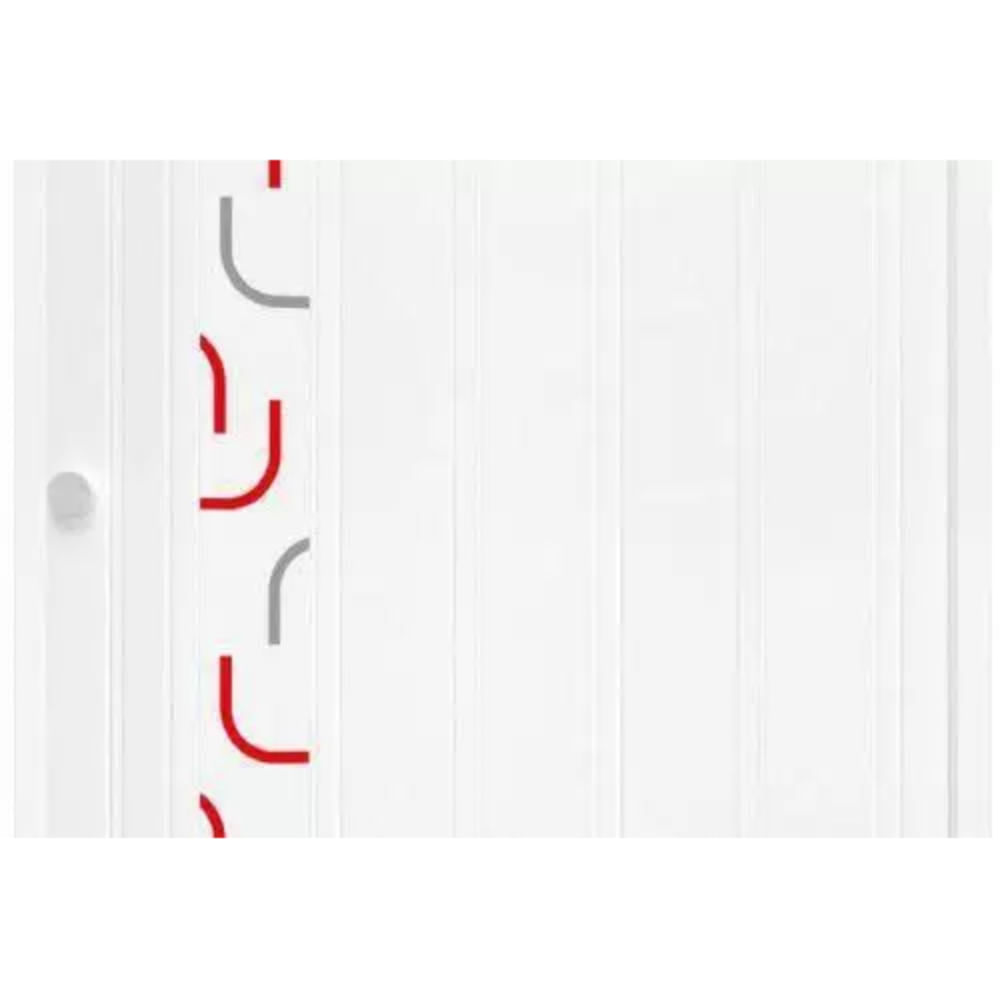 Porta-Estilo-Lines-210x70cm-Vermelha-Araforros