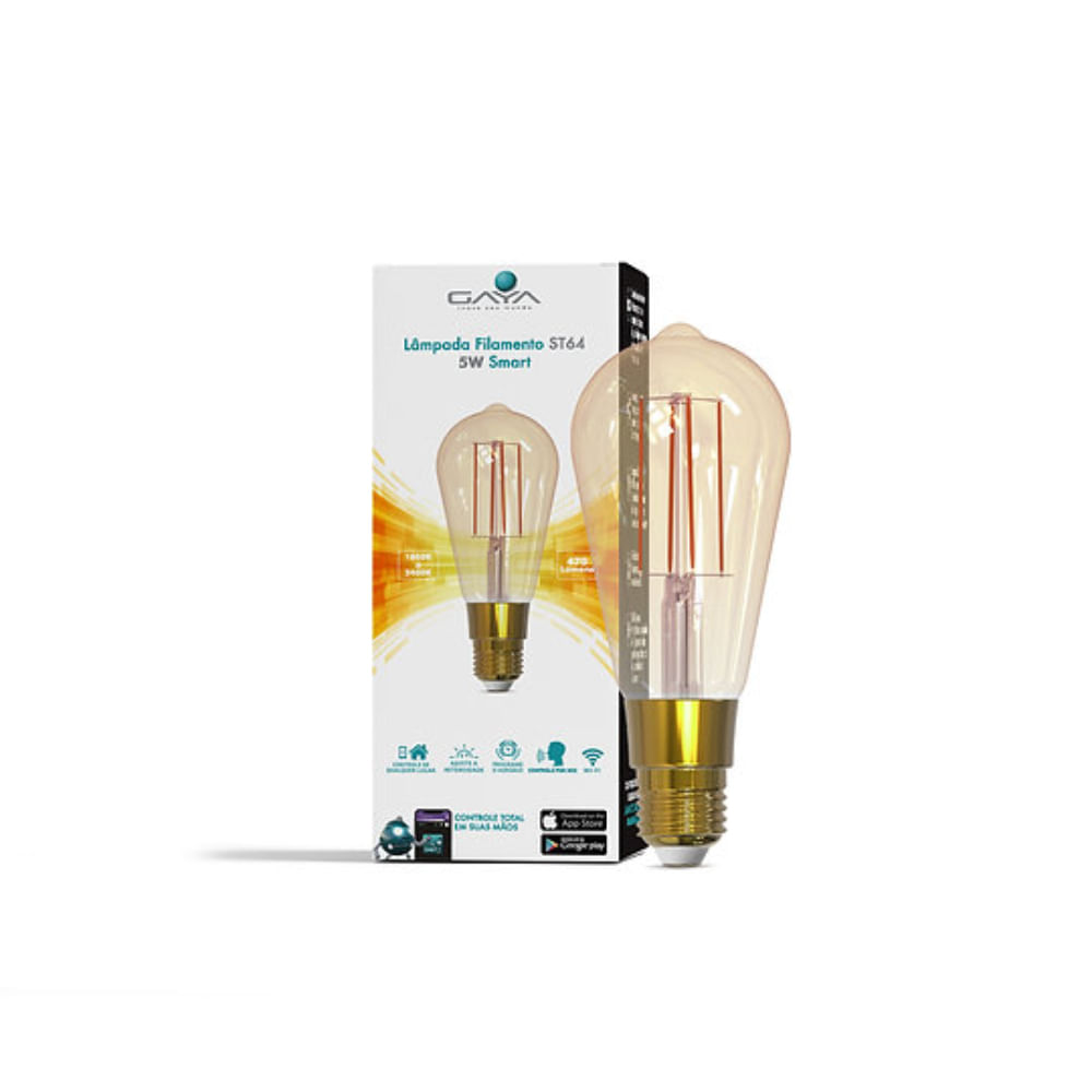 Lampada-Filamento-Dimerizavel-Smart-ST64-5W-Gaya-