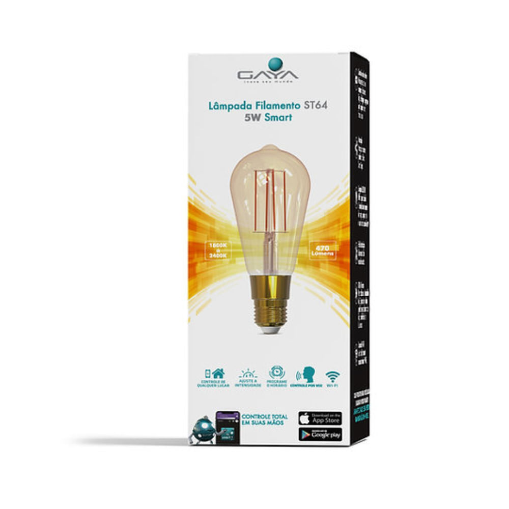 Lampada-Filamento-Dimerizavel-Smart-ST64-5W-Gaya-