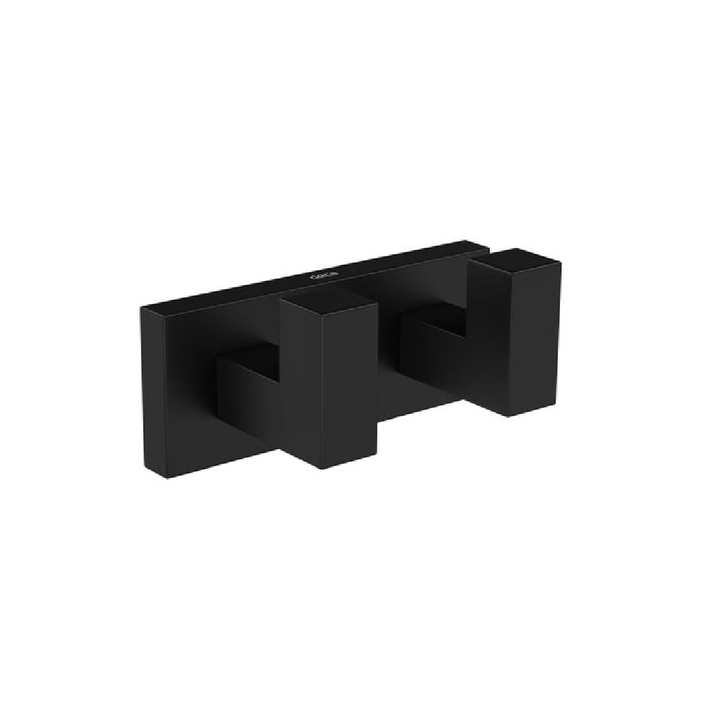 Cabide-Duplo-Quadratta-Black-Matte-Deca