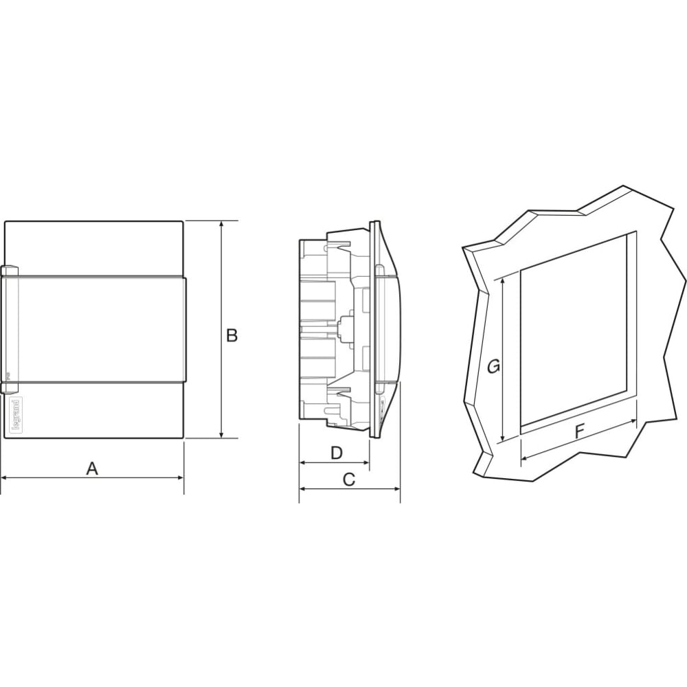 Quadro-de-Distribuicao-de-Embutir-Protectbox-4-Modulos-Din-Branco-Pial-Legrand