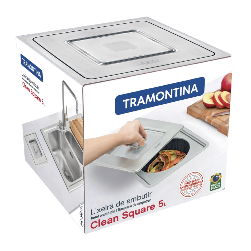 Lixeira-De-Embutir-Quadrada-5L-Tramontina-Inox-Square-Tramontina