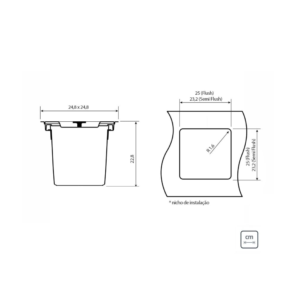 Lixeira-De-Embutir-Quadrada-5L-Tramontina-Inox-Square-Tramontina