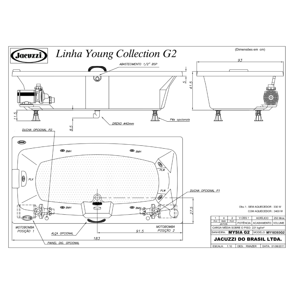 Banheira-Mysia-G2-183x90x42-Sem-Aquecedor-Jacuzzi