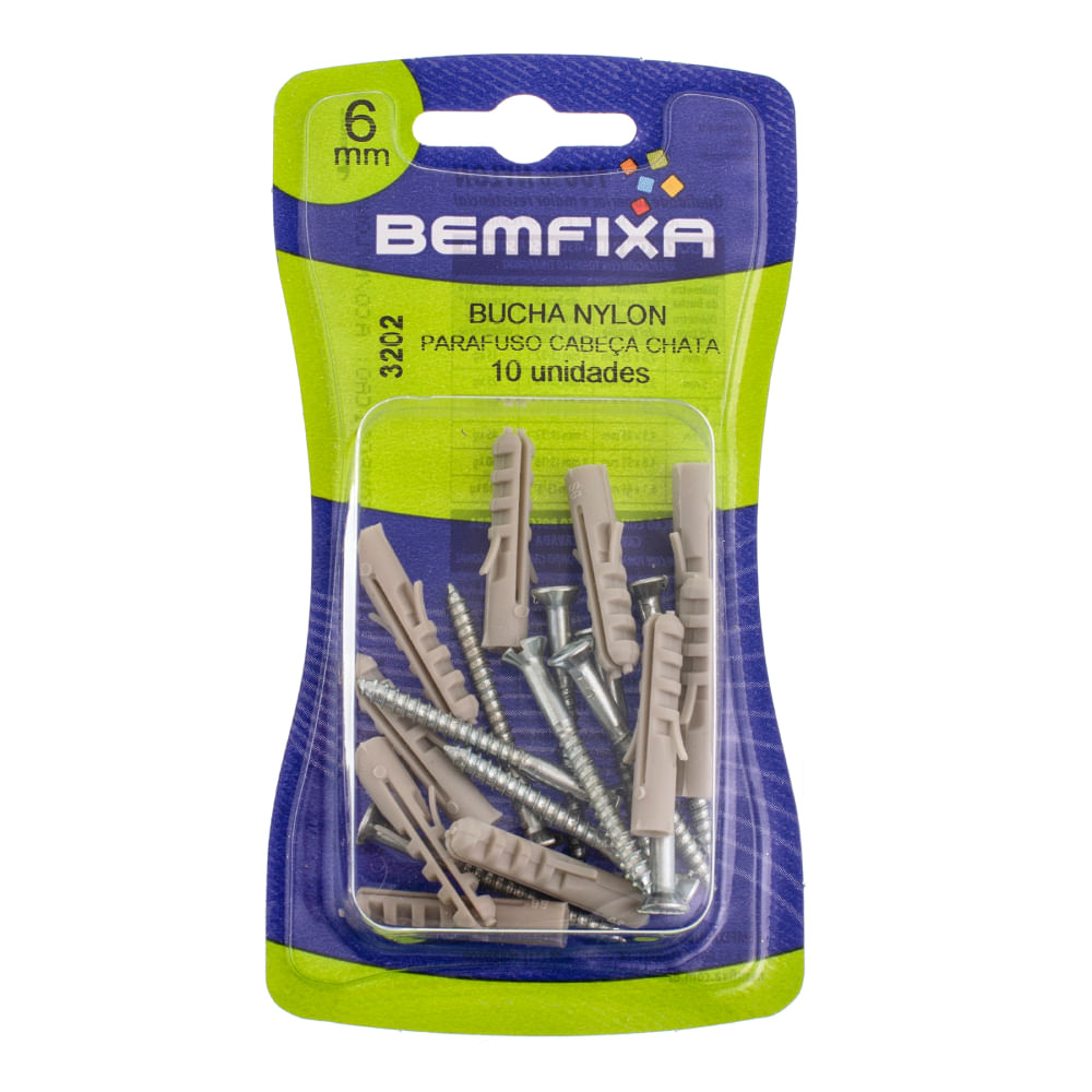 Parafuso-e-Bucha-7mm-Cabeca-Chata-3203-Bemfixa