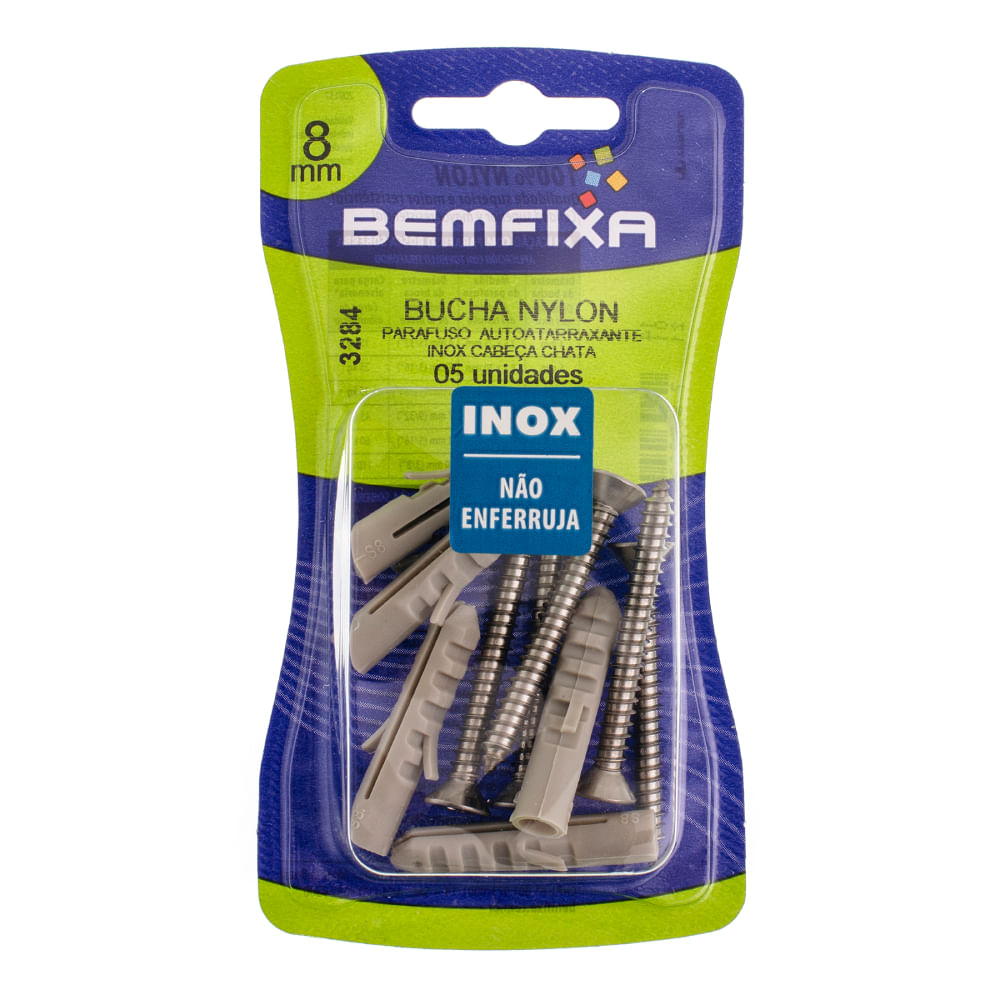 Parafuso-Bucha-Inox-8mm-Cabeca-Chata-Bemfixa