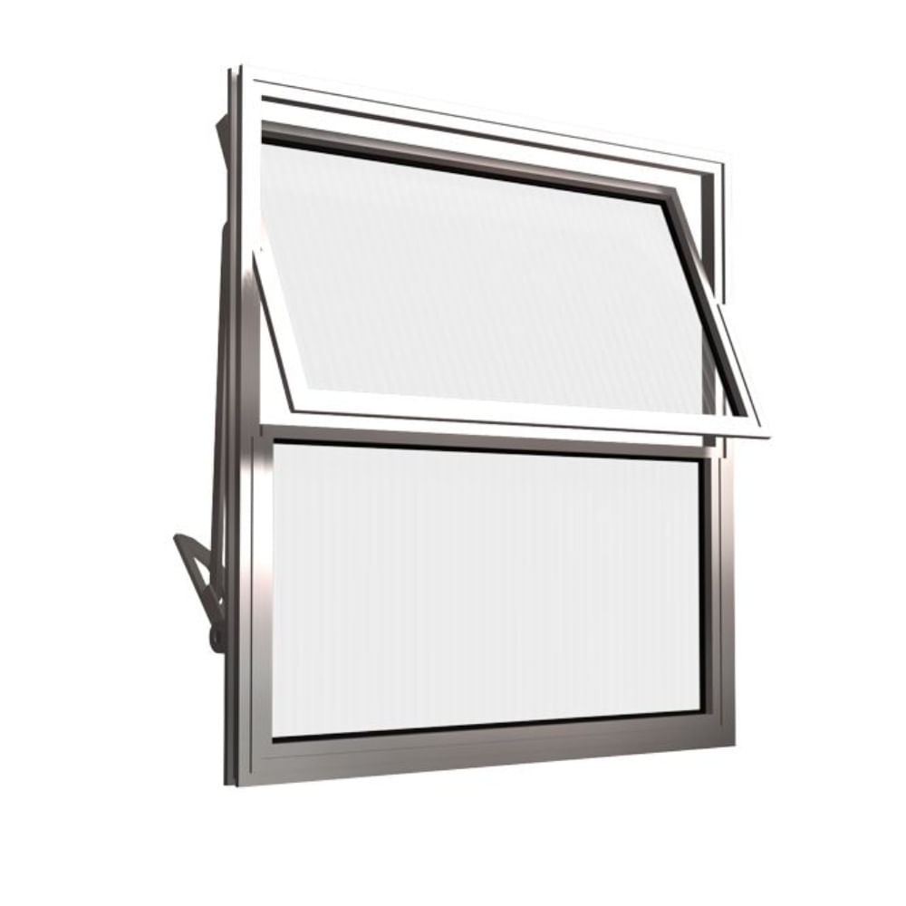 Janela-Basculante-60x40cm-Home-Vidro-Liso-Aluminio-Branco-Quality-Esquadria