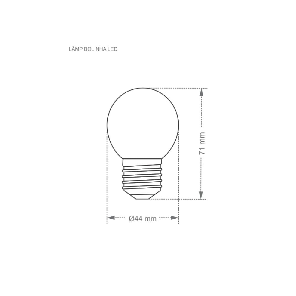 Lampada-Led-1W-TBL-Amarela-E27-Taschibra-Brasilux
