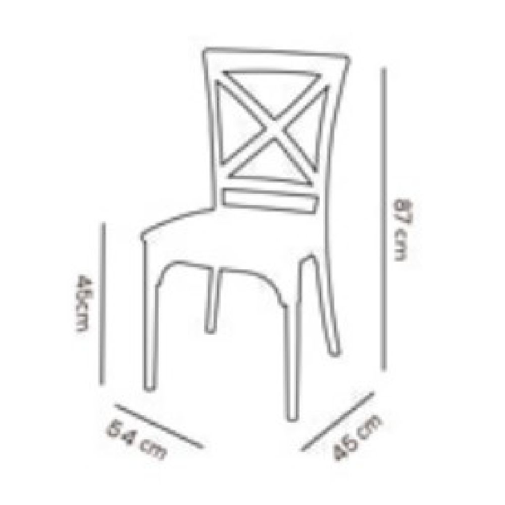 Cadeira-Robust-Cross-Nude-Forte-Plastico