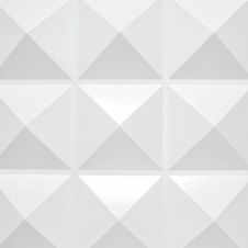 Painel-3D-50x50-Piramide-Branco-Fosco-Mebuki