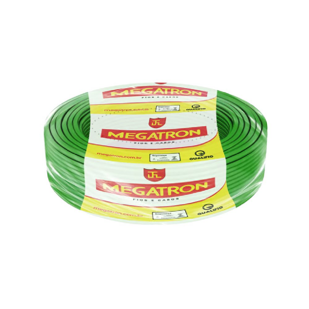 Cabo 6mm Flex vel Verde 100 Metros Megatron Acal Home Center cabo-6mm-flex-vel-verde-100-metros-megatron-acal-home-center