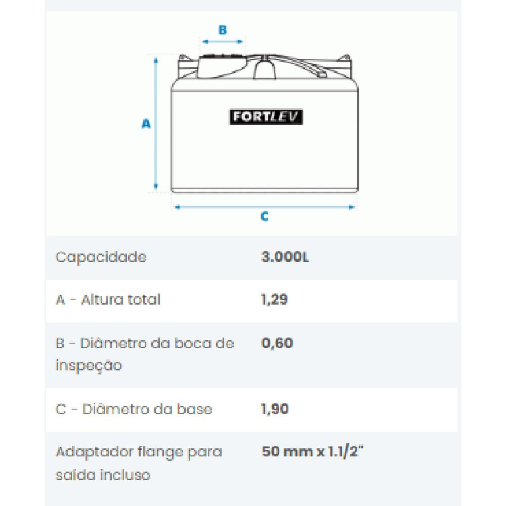 Tanque-3.000L-Polietileno-Fortlev