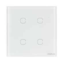 Interruptor-Touch-Smart-Wi-Fi-EWS-1004-Branco-Intelbras
