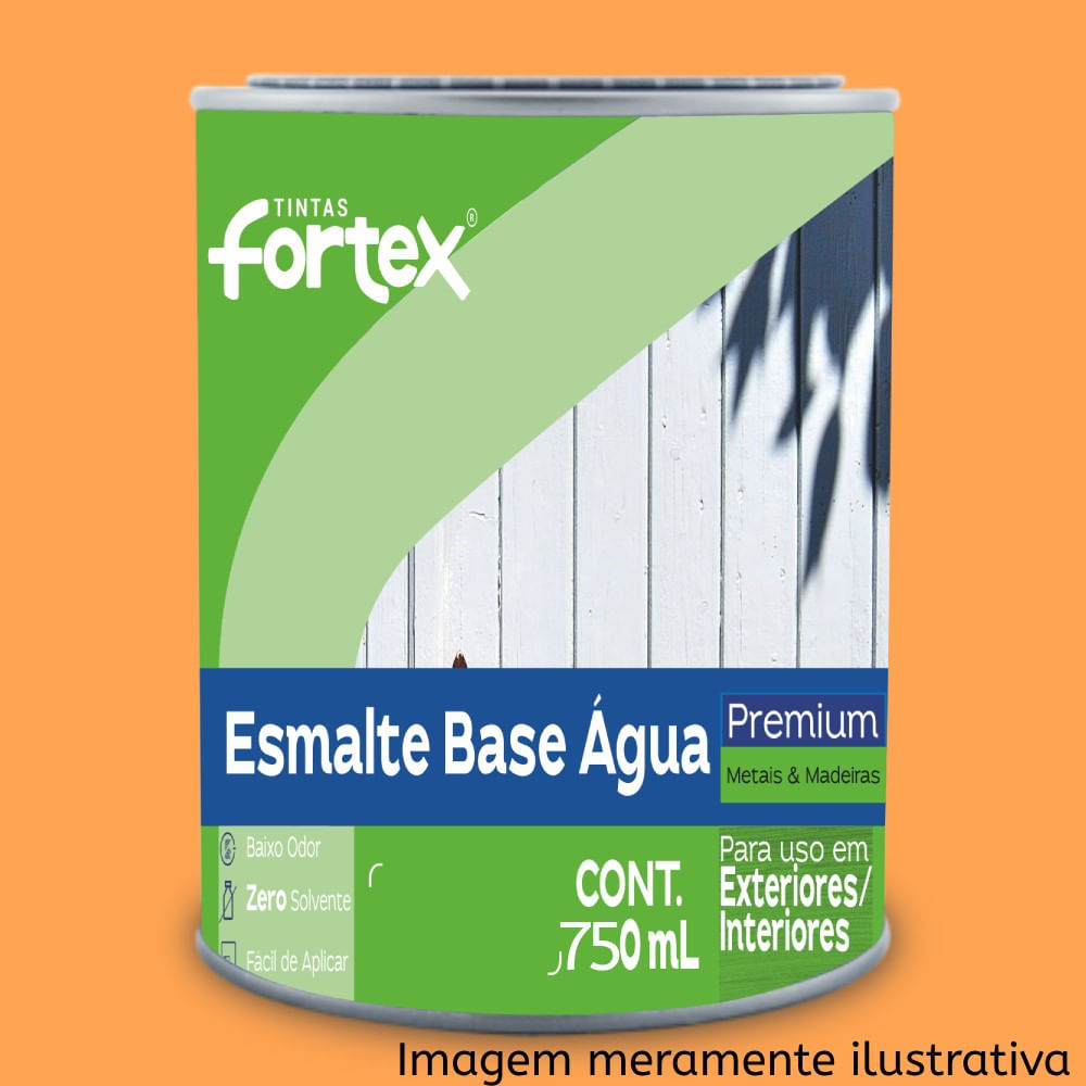 Esmalte-Base-Agua-Fortmax-Amarelo-Brilhante-750ml-Fortex