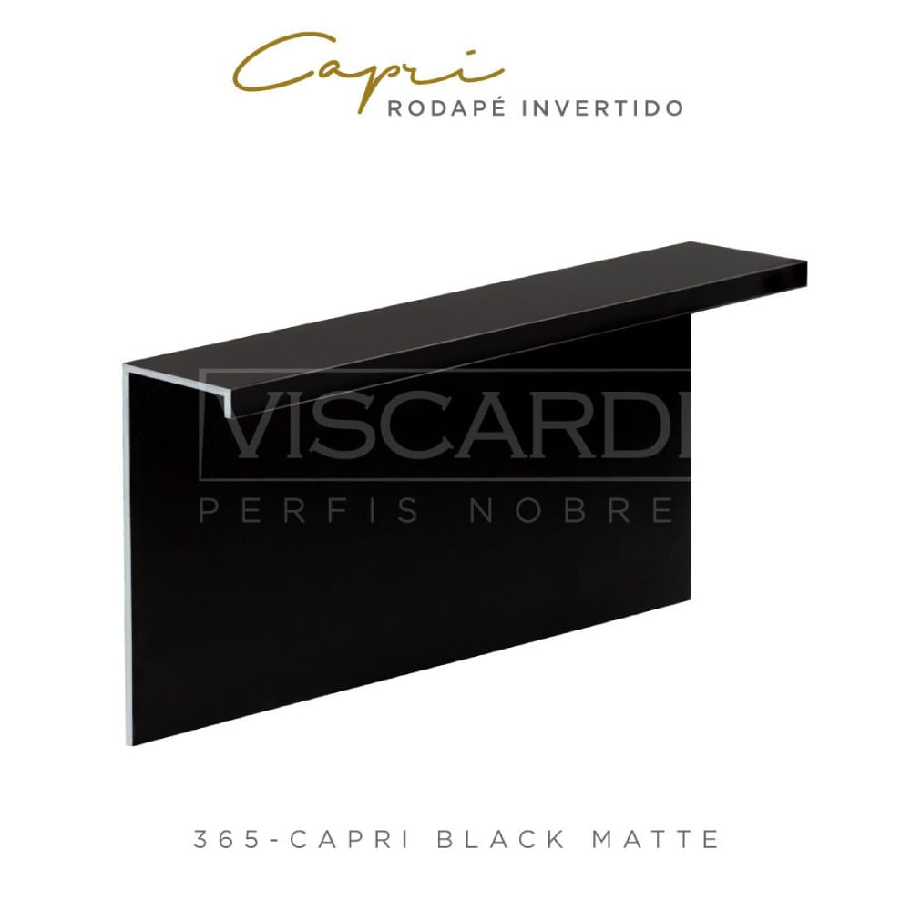 Perfil-Capri-Black-Matte-com-3-metros-Viscardi