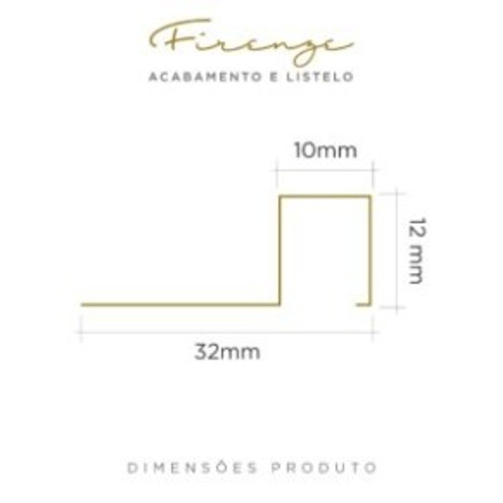 Perfil-Firenze-Brown-Gold-com-3-metros-Viscardi