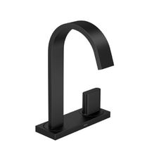 Torneira-para-Lavatorio-de-Mesa-Bica-Alta-com-Chapa-Polo-Black-Matte-Deca