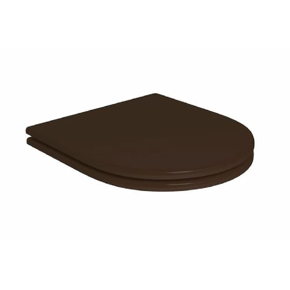Assento-Poliester-Monocromatico-LK-Carrara-Marrom-Fosco-Deca