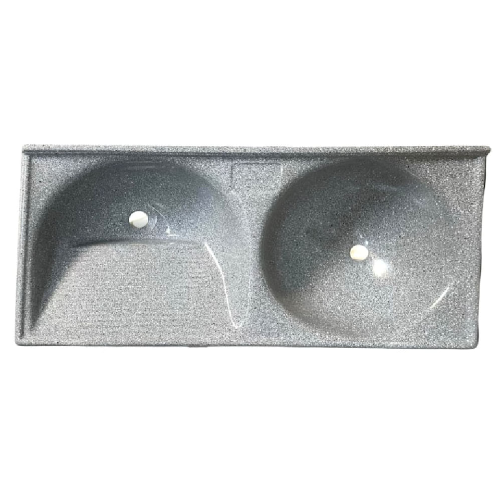 Tanque-Duplo-100x50cm-Classic-Cinza-Fort-Marmore