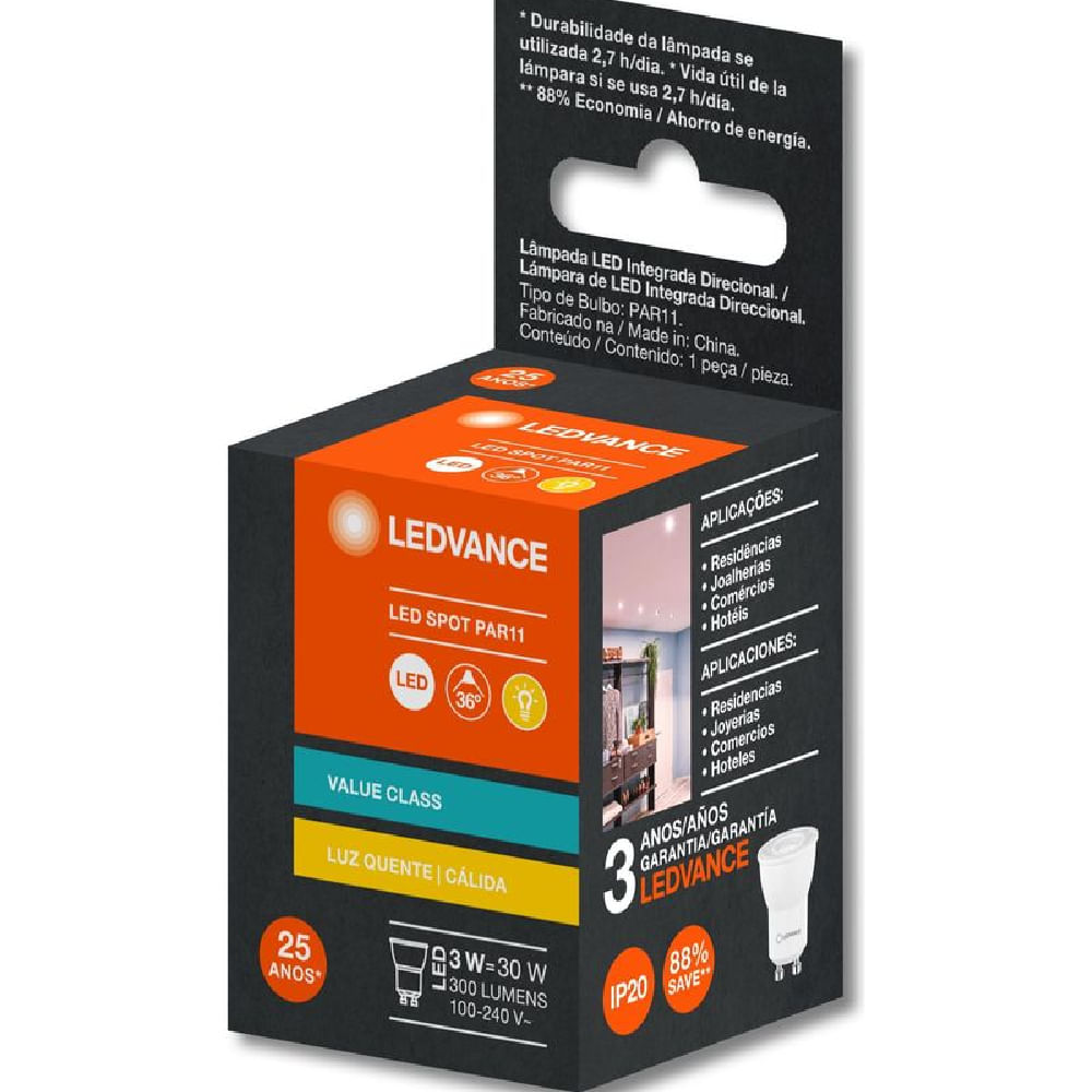 Lampada-Led-Par11-3w-2700K-Bivolt-36G-G4-Ledvance--1-