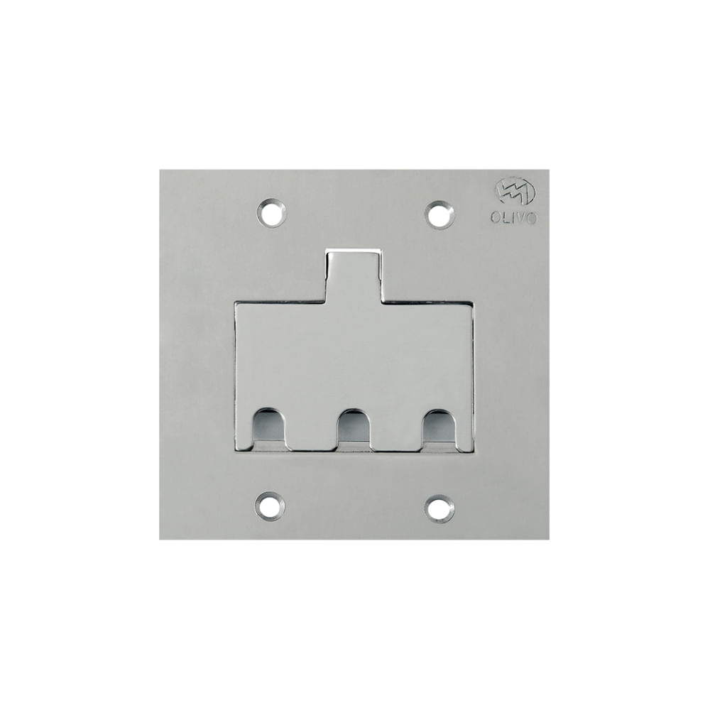 Placa-Piso-Inox-4x4-com-2-Terminais-RJ45-Olivo