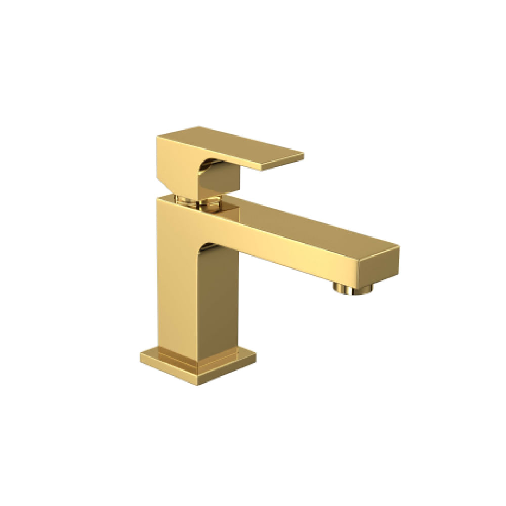 Misturador-Monocomando-para-Lavatorio-de-Mesa-Bica-Baixa-Unic-Gold-Deca
