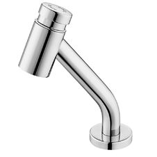 Torneira-para-Lavatorio-de-Mesa-Bica-Baixa-Loggica-Matic-Plus-Cromada-Docol