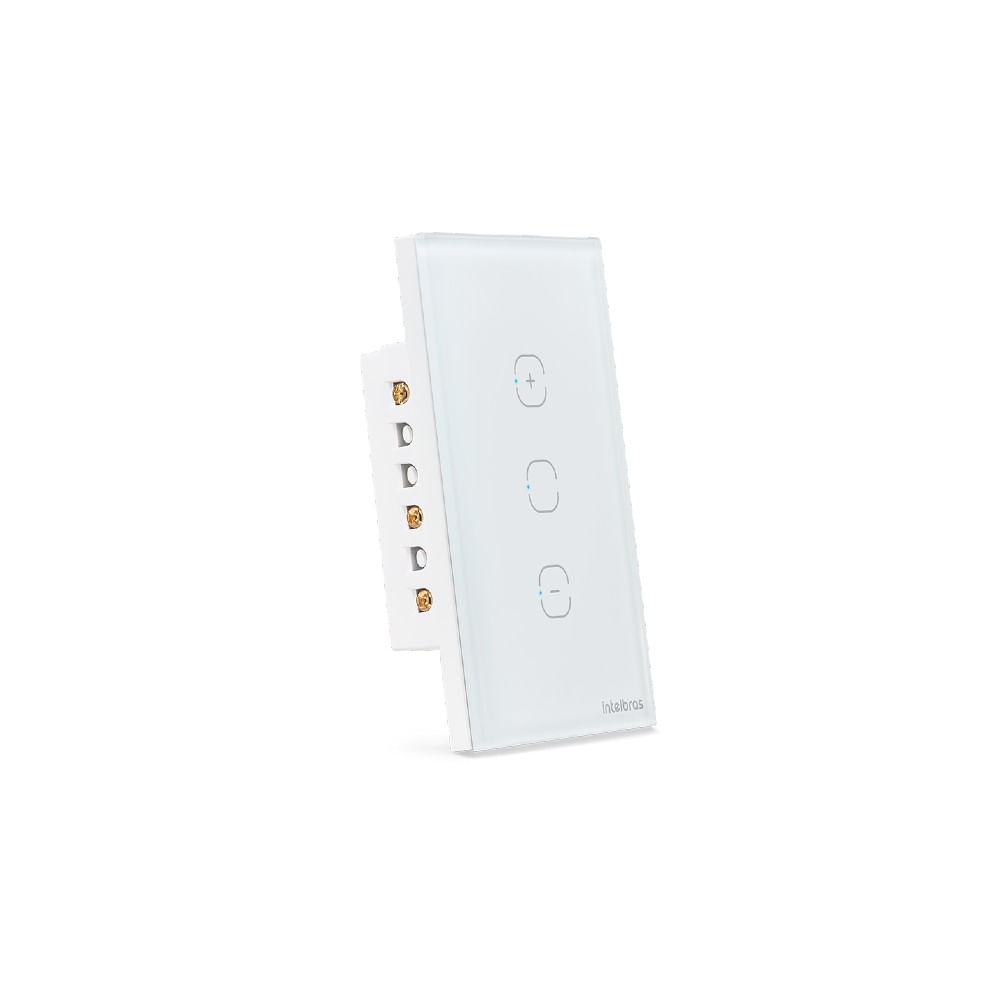 Interruptor-Dimmer-Touch-Smart-Wi-fi-Branco-Intelbras